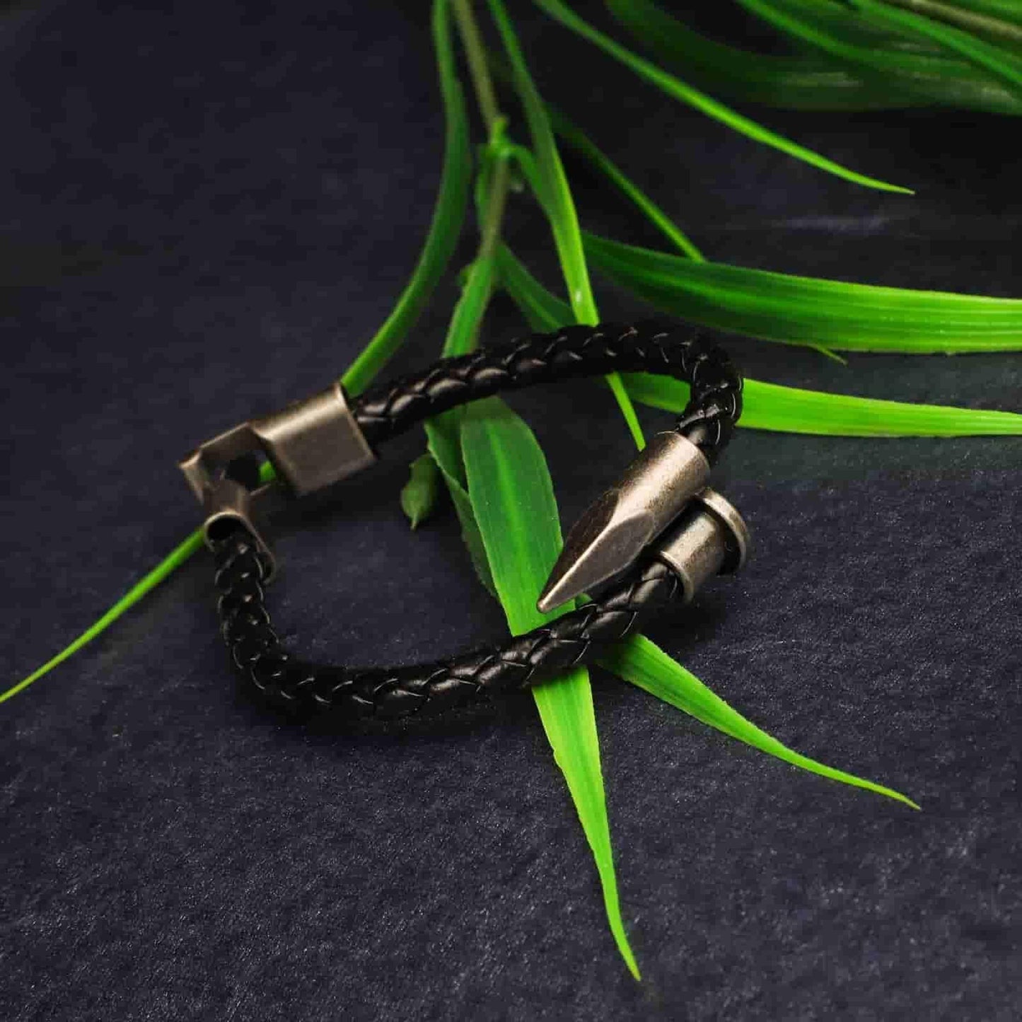 Prosperveil Braided Leather Unisex Bracelet